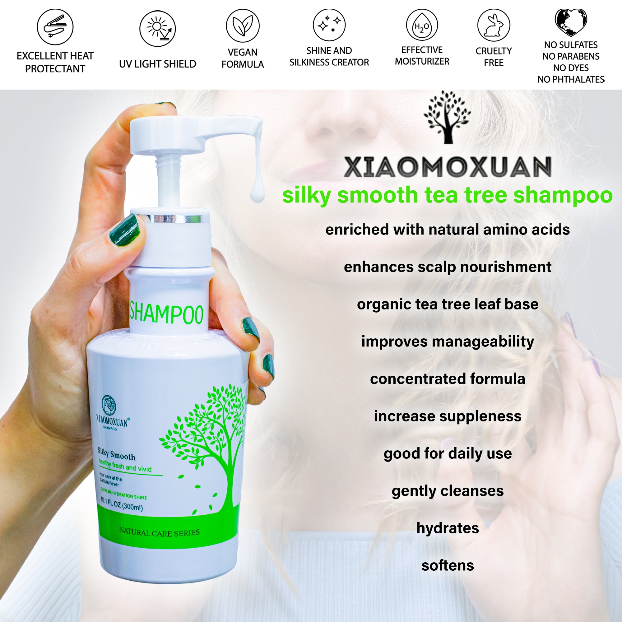 Xiaomoxuan Tea Tree Shampoo 300ml