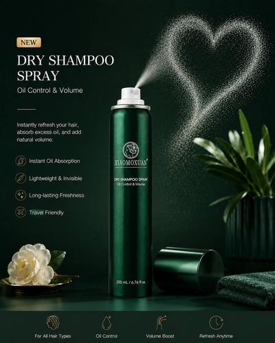 XIAOMOXUAN Dry Shampoo Spray – Oil Control & Volume, 200 ml