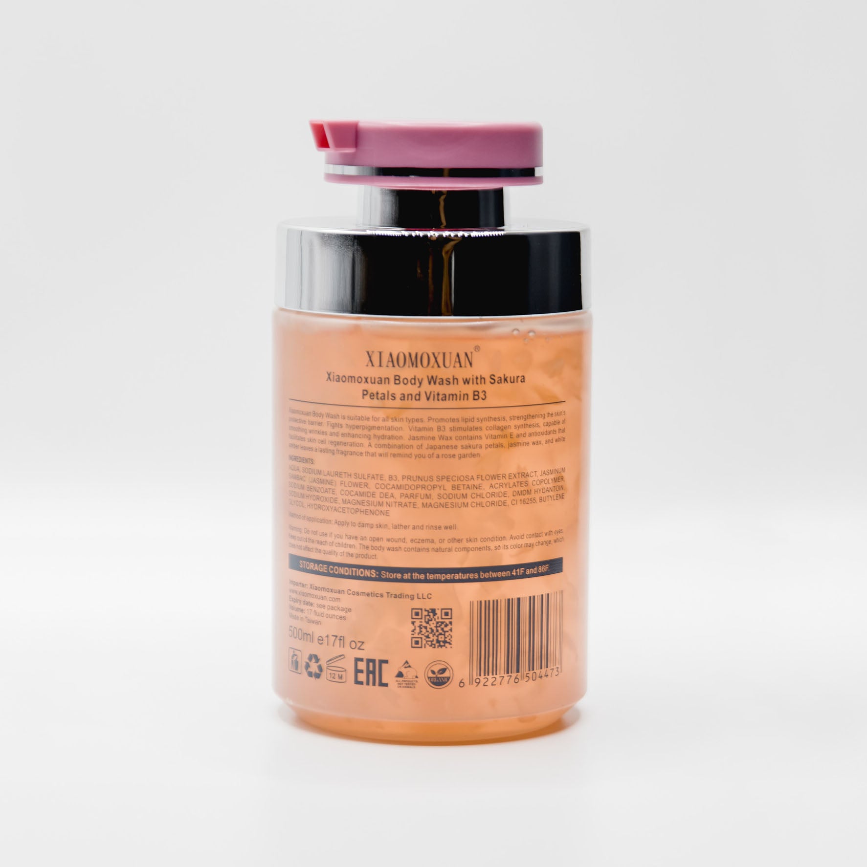 Xiaomoxuan Body Wash with Sakura Petals and Vitamin B3